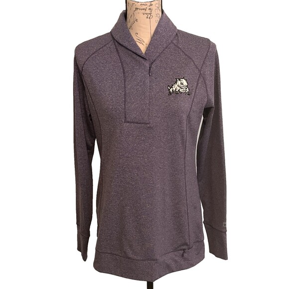 Cutter & Buck Women’s Purple CB DryTec 50+ UPF Pullover Golf Activewear M - Picture 1 of 9
